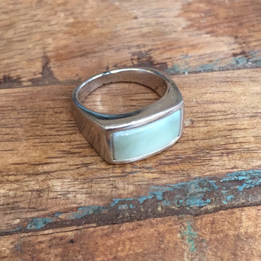 Silver Opalescent Ring